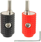 Amp Input Reducer 4 Gauge to 8 Gauge Reducer Car Stereo Power/Ground GA adapters with Red/Black Silicon Covers and Hex Tool for Car Audio Systems (Pack of 2)