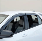 4-Piece Set Extra Durable Window Deflectors Rain Guards for 2018-2024 Chevrolet Equinox,Tape on Window Vent Visors,UV-Resistant & Noise Reduction,Rain Deflectors for Car Windows