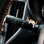 Cat Car Interior Accessories Dashboard Decorations, Set of 5 Cute Car Dash Decor Rearview Mirror Ornament for Women Girl