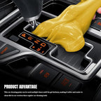 Car Cleaning Gel, Car Cleaning Supplies, Car Cleaning Putty, Universal Car Cleaning Kit Auto Detailing Tools Car Accessories Fit for Automotive, Keyboard, Camera, Printers (Yellow, 1PCS)