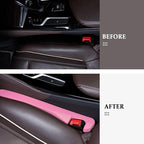 2PCS Car Seat Gap Filler,Flexible Seat Gap Organizer Between Seats for Tightly Filling Seat Gaps,Universal Car Side Seat Gap Filler Interior Car Accessories for Women & Men (Pink)