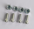 4PCS Wheel Bolt Lug Studs 101922201 416-061 & 4pcs Nuts Compatible with Club Car DS Golf Cart Gas Electric 1982-up Replace 1034779-01