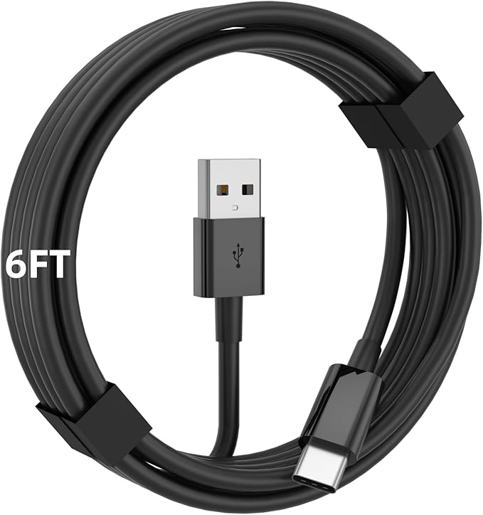 Car Carplay Cable for iPhone 17/16/15/Plus/Pro/Pro Max, USB A to USB C Cable for Apple Carplay, USB-C Car Charger for iPad mini 6th/Air 5th/Pro13'/12.9'/11' Type-C Cord Fast Charging (Black, 6FT)