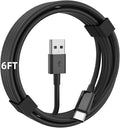 Car Carplay Cable for iPhone 17/16/15/Plus/Pro/Pro Max, USB A to USB C Cable for Apple Carplay, USB-C Car Charger for iPad mini 6th/Air 5th/Pro13'/12.9'/11' Type-C Cord Fast Charging (Black, 6FT)