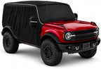 600D Cab Cover Windproof Sunshade Cover Compatible with 2021-2024 Ford Bronco 2 Door, 6-Layer Protection Frost Wiper & Mirror Covers Protect from Sunshine, UV, Snow, Rain(Not fit Bronco Sport)