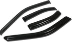 Rain Guards Tape-On Compatible with 2000-2006 Sentra B15 4DR 4Pcs Window Vent Visor Deflector