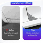 Bling Car Door Corner Edge Guard, 4PCS Anti-Collision Crystal Rhinestone Vehicle Door Edge Bumper Protector Sticker, Automotive Decorative Accessories, Universal for SUV Truck Sedan (Black)