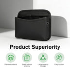 Car Organizer, Car Door Trash Can, Multi-pocket Organizer for Cards Mobile Phones Sunglasses, Portable Multi-position Installation Parts (Black)
