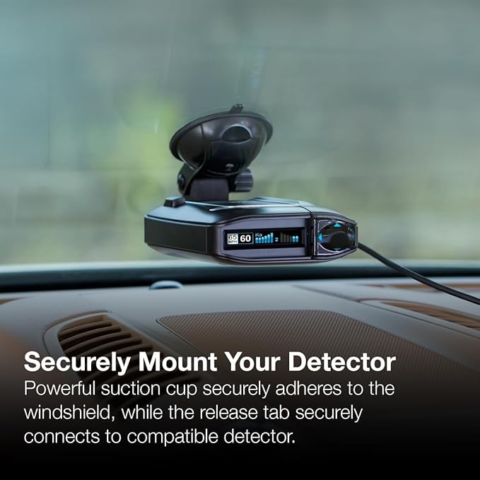 Original StickyCup Silicone Suction Windshield Mount for MAX 360 and More Compatible Radar Detectors (0020058-1)