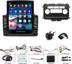 9.7’’ Vertical Screen Car Radio for Nissan Frontier/Xterra 2009-2014 with Wireless Carplay Android Auto, Car Stereo for Frontier in-Dash GPS Navigation, Bluetooth, WiFi, SWC, FM, Mic, Backup Camera