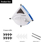 Magnetic Window Cleaner Double Side Glass Wiper Adjustable Magnetic Glider Washing Brush Tools Glass Washing Cleaning Tool Brush 3-8mm Thickness Suit Glazed Windows