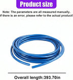 32Ft (10M) Car Door Edge Protector, Self-Adhesive Scratch Resistant U Shape Auto Door Edge Guard Decoration, Anti-Collision Car Doors Trim Strip Protector for Truck, SUV, Sedan (Blue-10M)