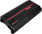 SXE-4000.4D/BK Car Amplifier Stereo Full-Range Class D 4-Channel 275x4 RMS @4 OHM 4000 Watts - Powerful and Compact Amp for Speakers in Car Audio System
