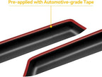 Window Rain Guards Visors for 2007-2014 Ford Edge, Out-Channel Window Vent Wind Shades Deflectors Shield for 07-15 Lincoln MKX