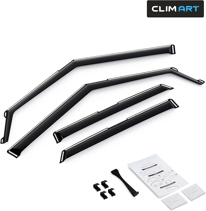in-Channel Incredibly Durable Rain Guards for Chevrolet (Chevy) Trailblazer 2021-2026, Original Window Deflectors, Vent Window Visors, Vent Deflector, 4 pcs. - 621464