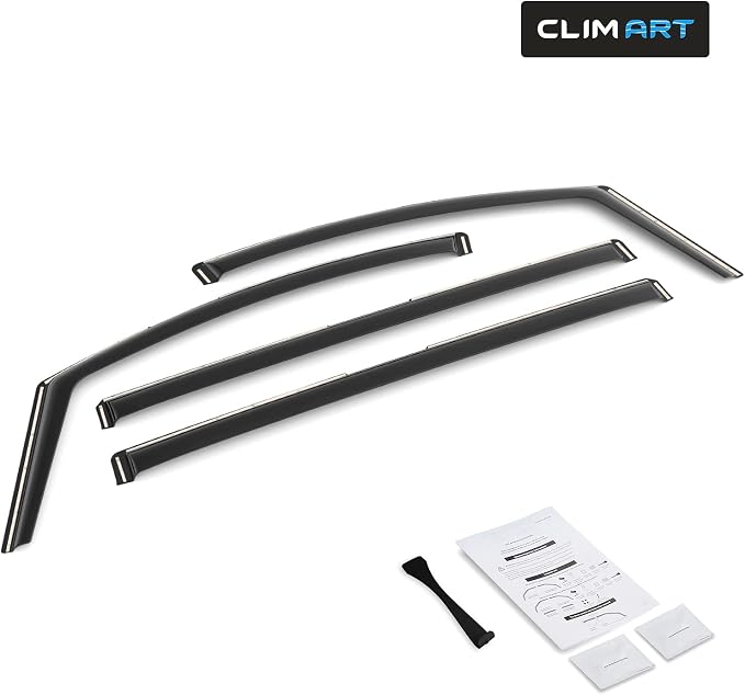 in-Channel Incredibly Durable Rain Guards for Toyota Sienna 2021-2026, Original Window Deflectors, Vent Window Visors, Vent Deflector, 4 pcs. - 410279