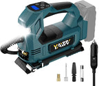 Cordless Tire Inflator Air Compressor Compatible with Makita 18V Battery,160PSI Portable LED Light Handheld Pump with Digital Pressure Gauge Cars Motorcycles Bikes Balls(Battery Not Included)