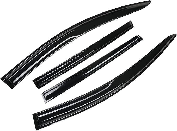 Smoke Tinted Tape-On Side Window Visor Designed for Toyota Sienna 2021 2022 2023 LE XLE XSE Limited Platinum Shatterproof Window Deflectors 4 pcs