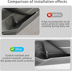 Car Door Organizer Tray for Forester 2025 2026 Accessories Front & Rear Door Pocket Inner Organizer Trays TPE for Forester Accessories 4PCS