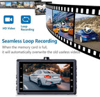 Dash Cam Front and Rear, 4K+1080P Dual Dash Camera for Cars, Free 64GB Card (256GB Max), 5.8GHz WiFi Up to 20MB/s, WDR Night Vision, 3" IPS, G-Sensor, Loop Recording, 24H Parking Mode