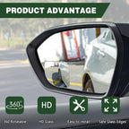 Blind Spot Mirror, Blindspot Mirror for Car, HD Glass Frameless Convex Side Mirror Blindspot, Universal Car Exterior Accessories Wide Angle Rear View Car Mirrors for Cars SUV Trucks and RVs