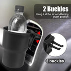Car Cup Holder Hook, Auto Window Mount Bottle Holder 3.54'' Caliber Air Vent Hanging Beverage Holder for Soda Cans, Water Bottles, Coffee