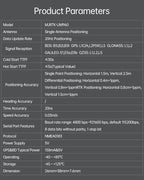 MJ RTK Module, Centimeter-Level high-Precision Tracker, All-Constellation(GPS/BDS/GLONASS/Galileo/QZSS) GNSS Receiver, Real-time Positioning of Vehicles and GPS surveys (MJRTK-UM960)