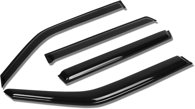 Rain Guards Tape-On Compatible with 2011-2016 Juke F15 4pcs Window Visor Deflector 12 13 14 15
