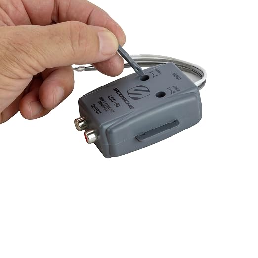 LOC80 Line Output Converter - 2 Channel High/Low RCA Converter Car Audio - Ideal for Subwoofer Amp - Line Level Converter for Car Stereo Amplifier - Easy Installation - Quality Sound