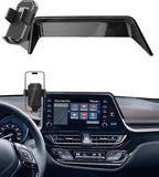 PZK Car Phone Mount for Toyota C-HR CHR 2019-2022 Accessories 8-inch Screen | Auto Lock Phone Holder One Button Release 360° Rotation Smart Phone Cradles Hands Free Not Affect Vent for All Smartphone
