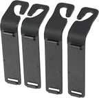 2-Pack Replacement Hook Parts Specifically for Car Seat Headrest Cup Holders Organizer - for Replacement When Damaged or Broken.(Black, Long / 3.54 inch / 9 cm)