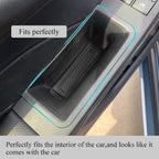 Front/Rear Row Door Side Storage Box Compatible with Ford Escape 2020 2021 2022 2023 2024 2025 Armrest Phone Container Door Organizer Handle Pocket ABS Tray Insert Glove Pallet