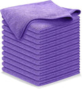 Premium 300GSM Microfiber Cleaning Cloth - 12.5"x12.5" High Performance - 1200 Washes, Ultra Absorbent Microfiber Towels for Cars Undercarriage, Rims & Engine Bay Cleaning - Microfiber Cloth