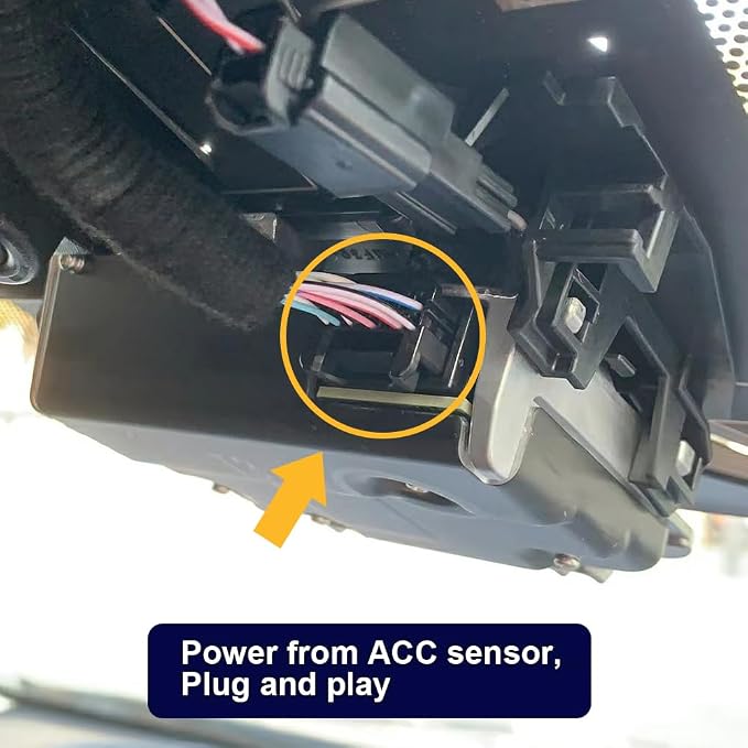 Front 2K+Rear 1080P Dash Cam Adapts for Toyota Prius 2023-2026 & Prime Plug-in Hybrid (XW60), OEM Style, Dual HD Video, Built-in WiFi & APP, Loop Recording, G-Sensor, Easy to Set, 64GB Card