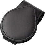 Car Visor Sunglasses Holder, Magnetic Vehicle Sun Visor Eyeglasses Hanger Ticket Card Holder Clip, Auto Interior Sunvisor Glasses Mounter Organizer, Universal for Vehicles (Black)