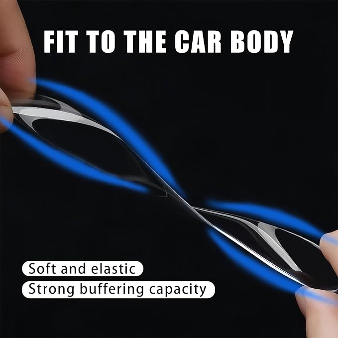 14 PCS Car Door Handle Scratch Protector, Transparent Car Door Cup Rear View Mirror Protector, Waterproof Bumper Trim Guard Sticker, Universal Auto Exterior Accessories Protection Film