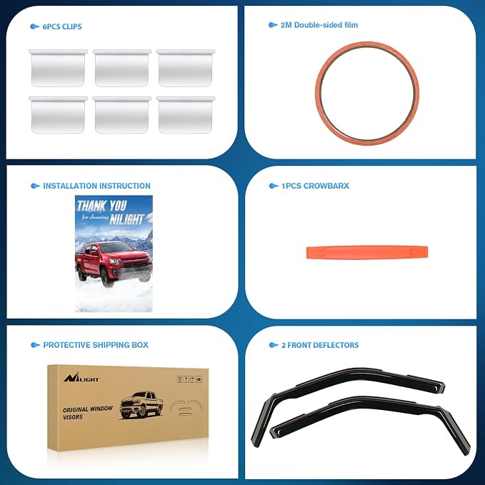 in-Channel Rain Guards for Ford F150 2021 2022 2023 2024 2026 Regular Cab/Super Cab, Vent Window Visors Low Profile Wind Deflectors for Rain & Fresh Air Ventilation, Smoke Tinted-2PCS