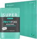 Anti Fog Microfiber Cleaning Cloth for Glasses | Individually Wrapped Microfiber Lens Cleaning Cloth for Eyeglasses, Lenses, Binoculars, Face Shields, Ski Masks or Swim Goggles (1 Count) | Individually Wrapped, For Eyeglasses, Lenses, Binoculars, For F...
