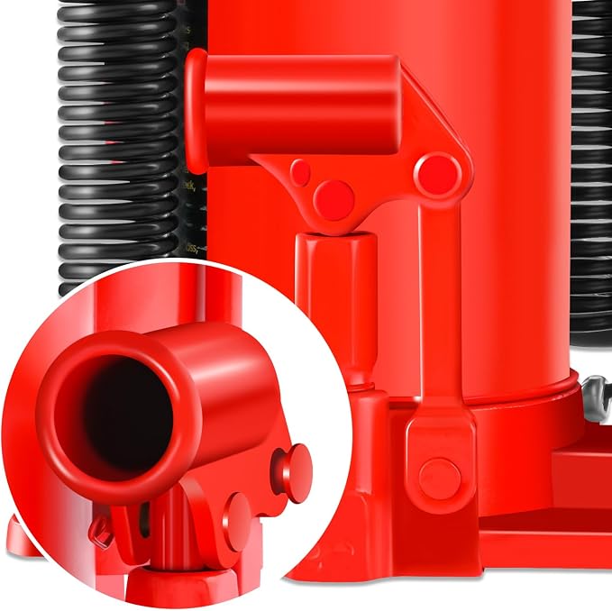 ‎ Air Hydraulic Bottle Jack - 20 Ton (40,000 lbs) Capacity, Manual Handle and Air Pump for Car Pickup Truck RV Auto Repair,TOOLS-00323