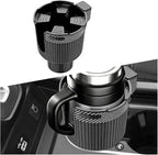 Car Cup Holder Extender, Expandable Vehicle Water Bottle Holder Adapter with Adjustable Base, Automotive Interior Drink Cup Expander, Universal for SUV Caravan Truck