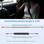 USB C to Lightning Cable 3FT 2Pack, Coiled iPhone Charger Fast Charging for Car [Apple MFi Certified] Short USBC iPhone Cord Compatible with iPhone14/13/12/11 Pro Max/XS MAX/8/Plus/iPad/CarPlay