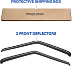 Window Visors Rain Guards for 1994-2004 Chevrolet S10/GMC Sonoma Regular/Extended Cab, Out-Channel Window Vent Wind Deflectors Visors Shades for 95-05 S10 Blazer/S15 Jimmy, 1996-2000 Isuzu Hombre