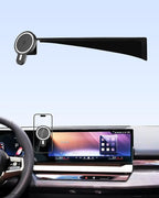 PZK Car Phone Holder for 2024-2026 BMW 5 Series/BMW i5 /BMW 530i 540i 550e | 14.9-Inch Screen Magnetic 15W Fast Wireless Charger Car Phone Mount Fixed Screen 360° Rotation Hands-Free Phone Cradles