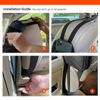 Car Seat Side Organizer, Auto Seat Storage Hanging Bag, Phones, Drink, Stuff Holder with Mesh Pocket for Cars, SUV & Truck