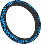 Blue Butterfly Steering Wheel Covers Non Slip Neoprene Steering Wheel Protector Universal 15 inch for Women Men Car