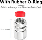 Tire Valve Stem Caps for Dodge RAM Series Stem Cap Universal Car Air Cover Car Accessories for Cars, SUV, Truck, Motorcycles Silver