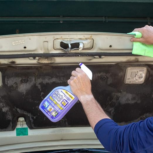 Pro HD Purple Concentrated Cleaner & Degreaser - Heavy Duty, Professional, Automotive, Restaurant, Grills, Ovens (32 oz Spray @Heavy Strength and 1 Gal Concentrate Refill)