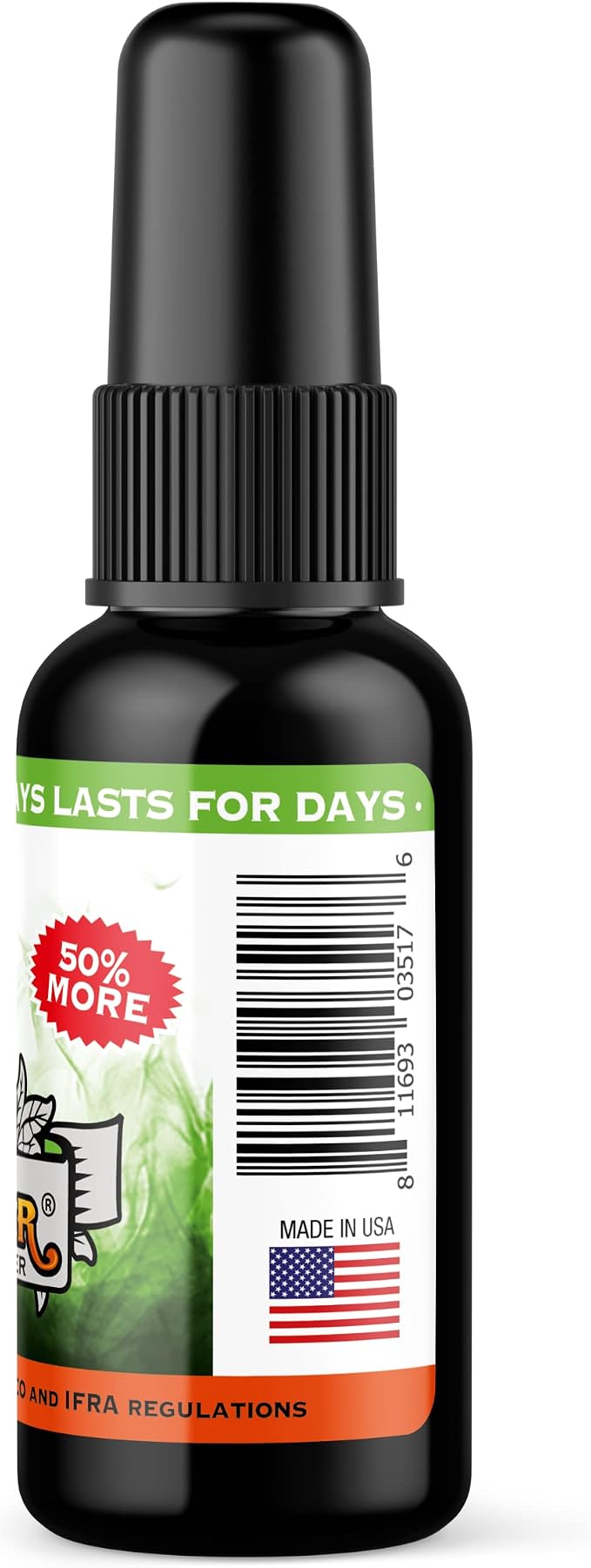 (Kush, 1 Pack) Concentrated Air Freshener for Room and Car Spray - Oil-Based Diffuser Spray Bottle - Long-Lasting Bathroom Spray, Car Freshener, & Odor Eliminator Spray