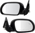 Driver and Passenger Side Power Mirror Set Paint to Match without Heat with Blind Spot Indicator Compatible with 2020-2023 Kia Soul KI1320238 KI1321238