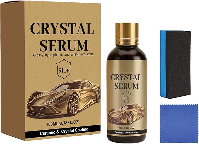 Graphene Ceramic Coating for PTZ Crystal Serum Cars, 9H Graphene Coating for Auto Car Detailing, Coat Restore for Paint, Glass & Wheel 1pcs